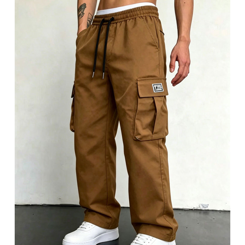 Heren Casual Ruimvallende Cargobroek