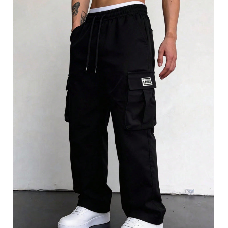 Heren Casual Ruimvallende Cargobroek