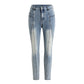 🎁Nieuwe collectie 50% korting💥Dames skinny jeans met hoge taille en afslankend effect