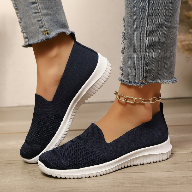 Ademende mesh instap wandelschoenen voor dames