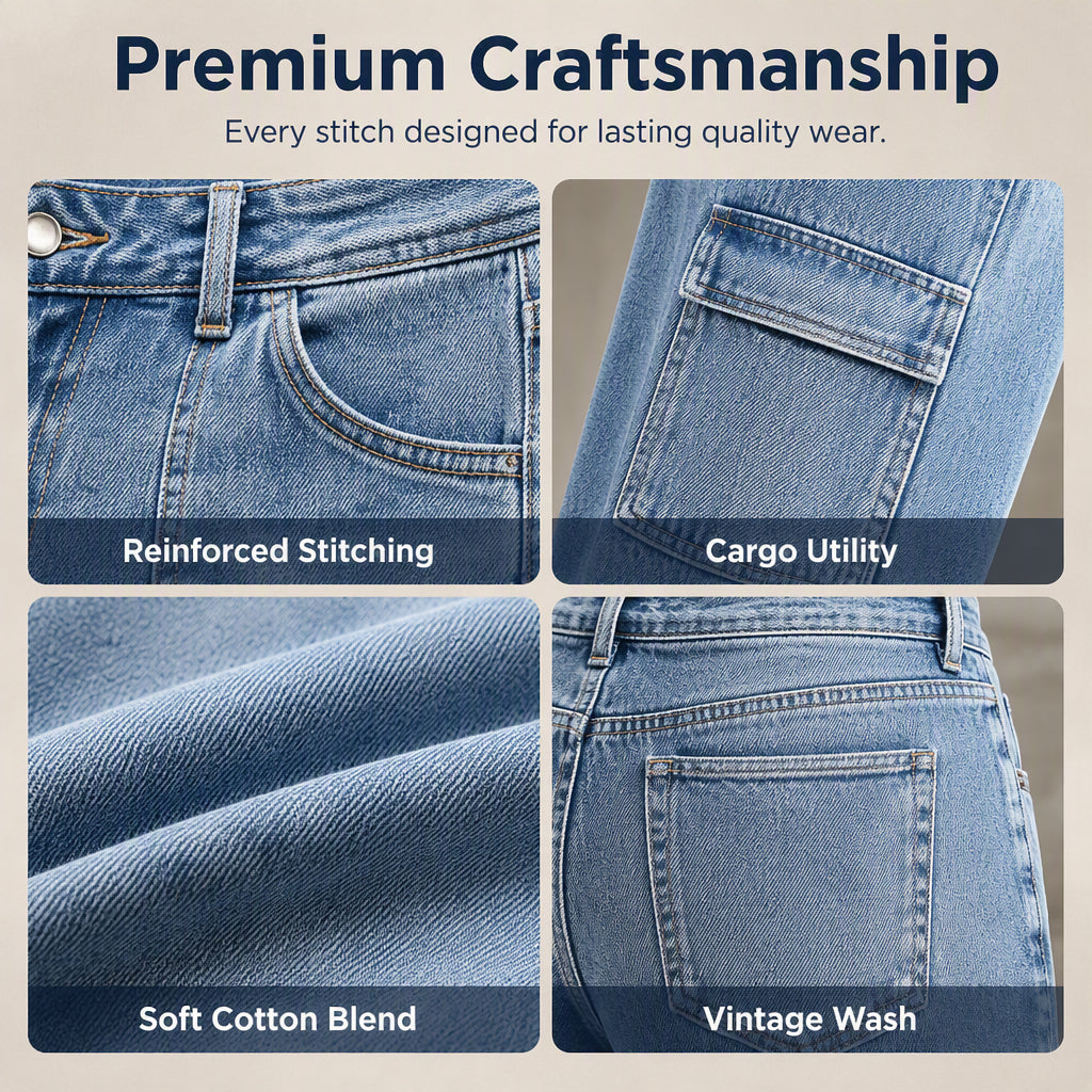 👖 Nieuw binnen ✨ Hoogwaardige casual stretchjeans voor dames met meerdere zakken