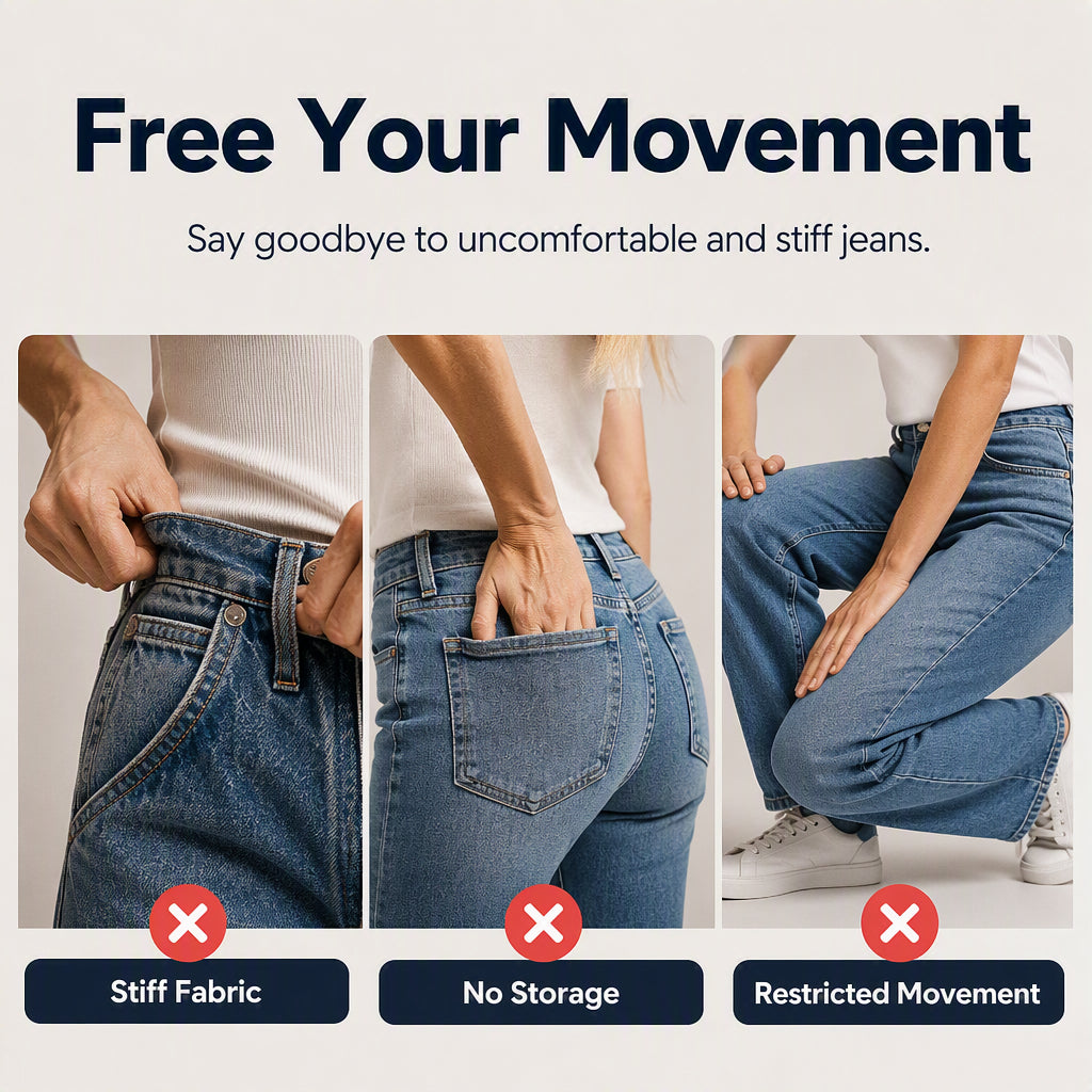 👖 Nieuw binnen ✨ Hoogwaardige casual stretchjeans voor dames met meerdere zakken