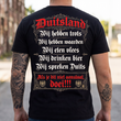 Deutschland Heritage bedrukt T-shirt met ronde hals en korte mouwen voor heren