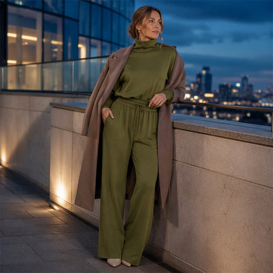 🔥 50% KORTING – Dames 2-delige Broekset ✨ Comfort & stijlvolle pasvorm