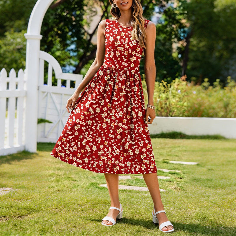 🌸 Nieuwe Collectie 👗 Dames Elegante Mouwloze Maxi Jurk – Lange vloeiende pasvorm & comfortabele vrouwelijke stijl ✨