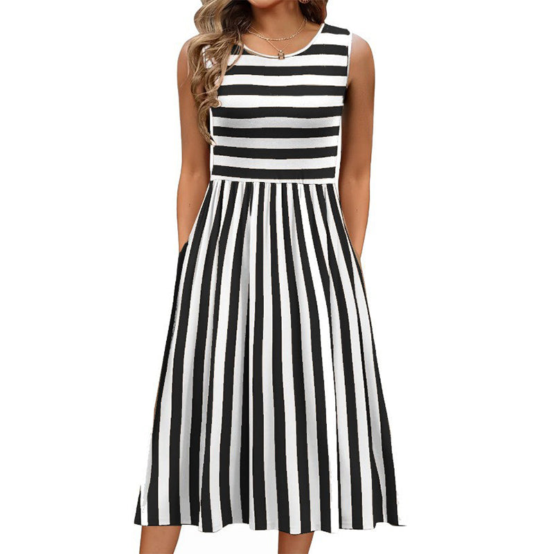 🌸 Nieuwe Collectie 👗 Dames Elegante Mouwloze Maxi Jurk – Lange vloeiende pasvorm & comfortabele vrouwelijke stijl ✨