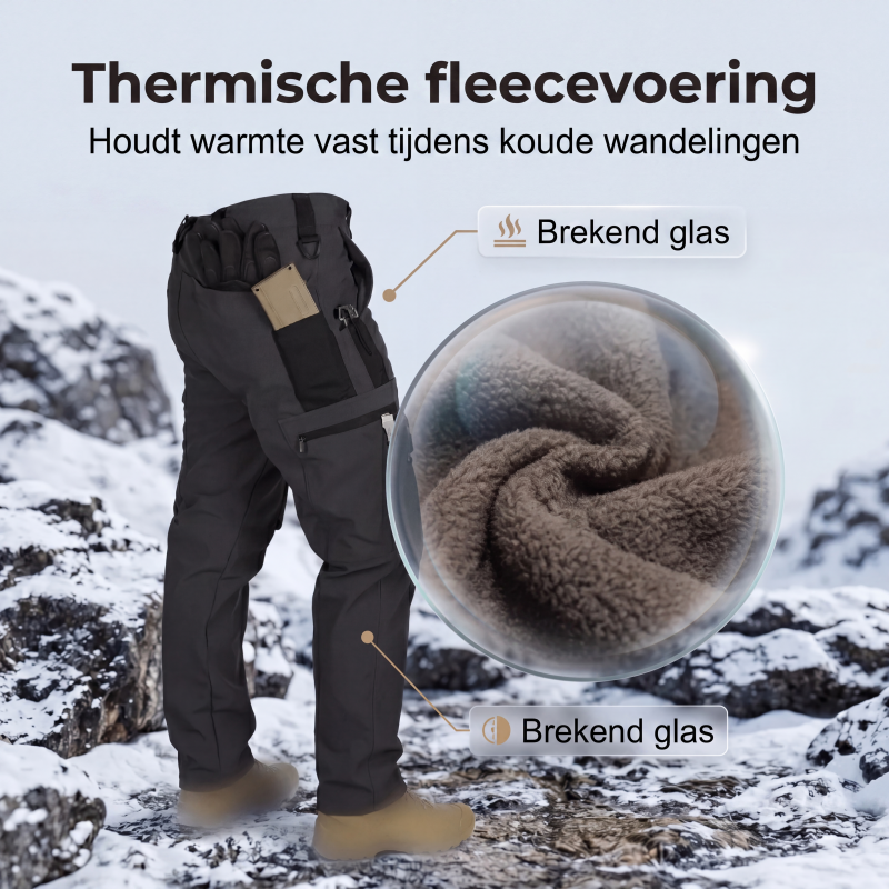 🏆 Bestseller van de Week 🏔️ Heren Outdoor Wandelbroek – Warme stof, meerdere zakken & comfortabele pasvorm ✨