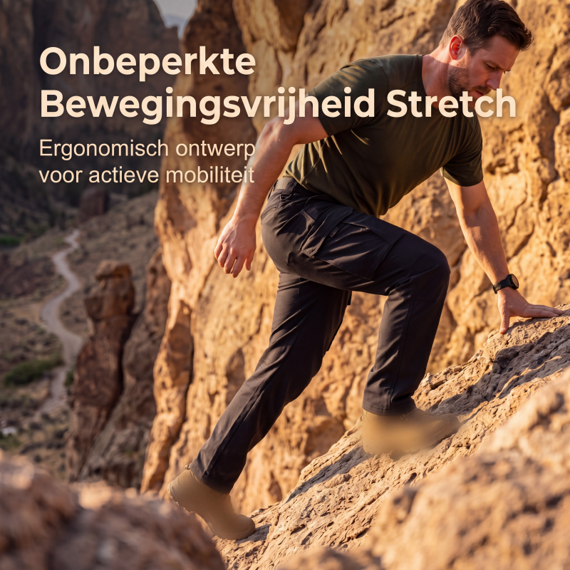 🏆 Bestseller van de Week 🏔️ Heren Outdoor Wandelbroek – Warme stof, meerdere zakken & comfortabele pasvorm ✨
