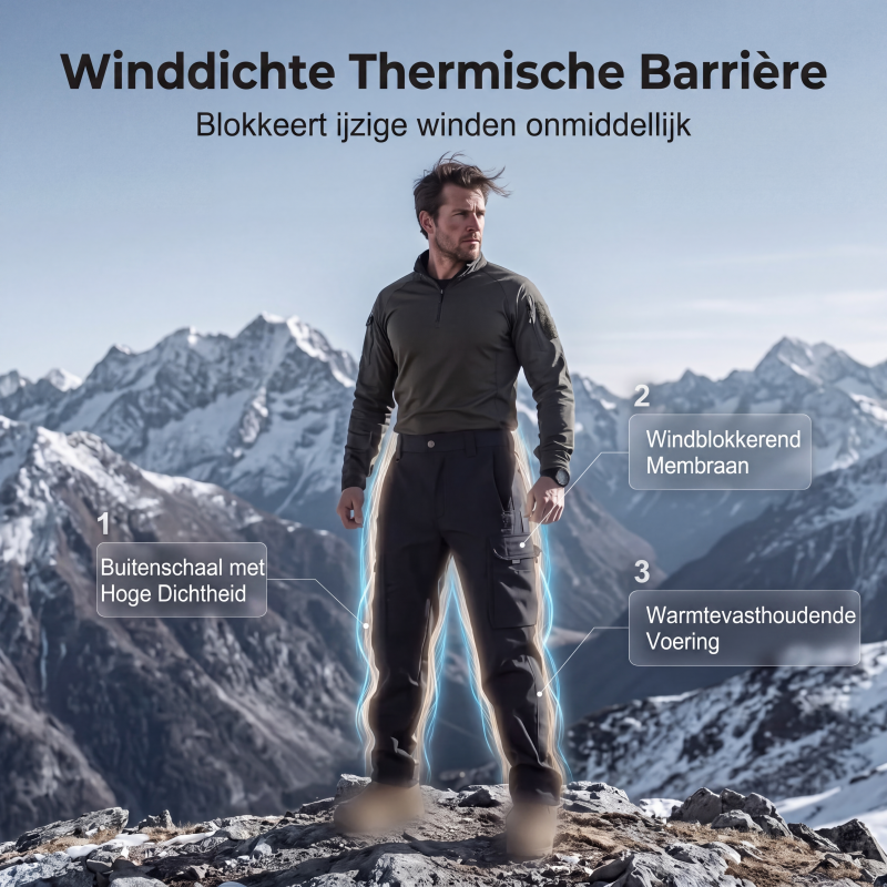 🏆 Bestseller van de Week 🏔️ Heren Outdoor Wandelbroek – Warme stof, meerdere zakken & comfortabele pasvorm ✨