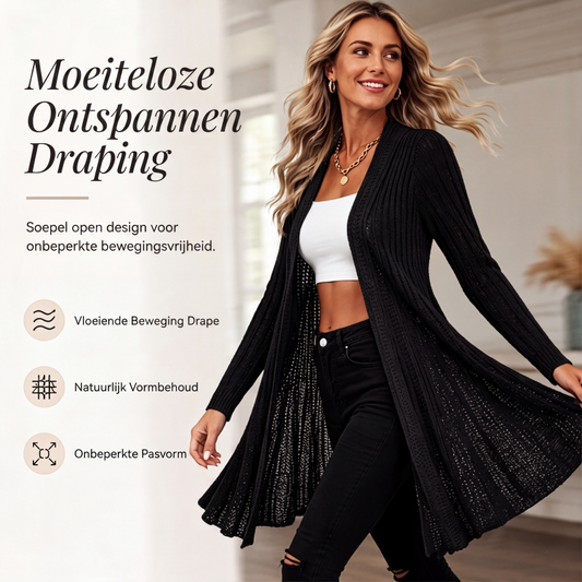 ✨ Nieuwe Collectie 🧥 Dames Open Vest – Elegante laagjeslook & zacht comfortabel draaggevoel 🌸