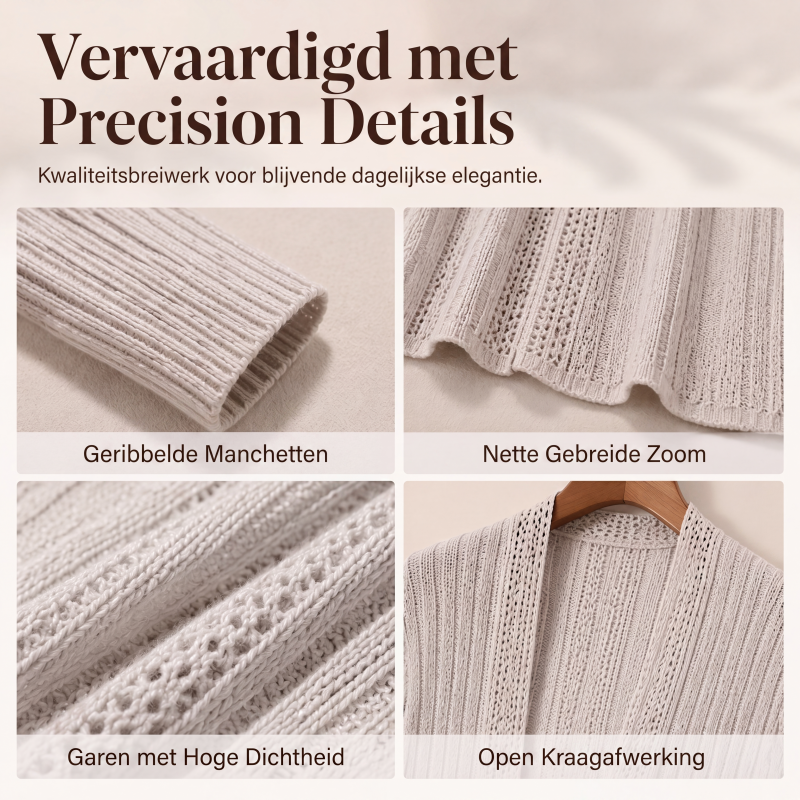 ✨ Nieuwe Collectie 🧥 Dames Open Vest – Elegante laagjeslook & zacht comfortabel draaggevoel 🌸