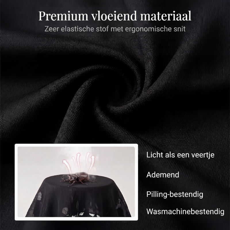 🌸 Nieuwe Collectie 👗 Chiffon Jurk met 2-in-1 Look – Elegante laagjesstijl, luchtige pasvorm & vrouwelijke uitstraling ✨