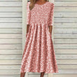 🌸 Nieuwe Collectie 👗 Dames Jurk met Smockdetail & Bloemenprint – Elegante pasvorm, vrouwelijke uitstraling & comfortabel draaggevoel ✨