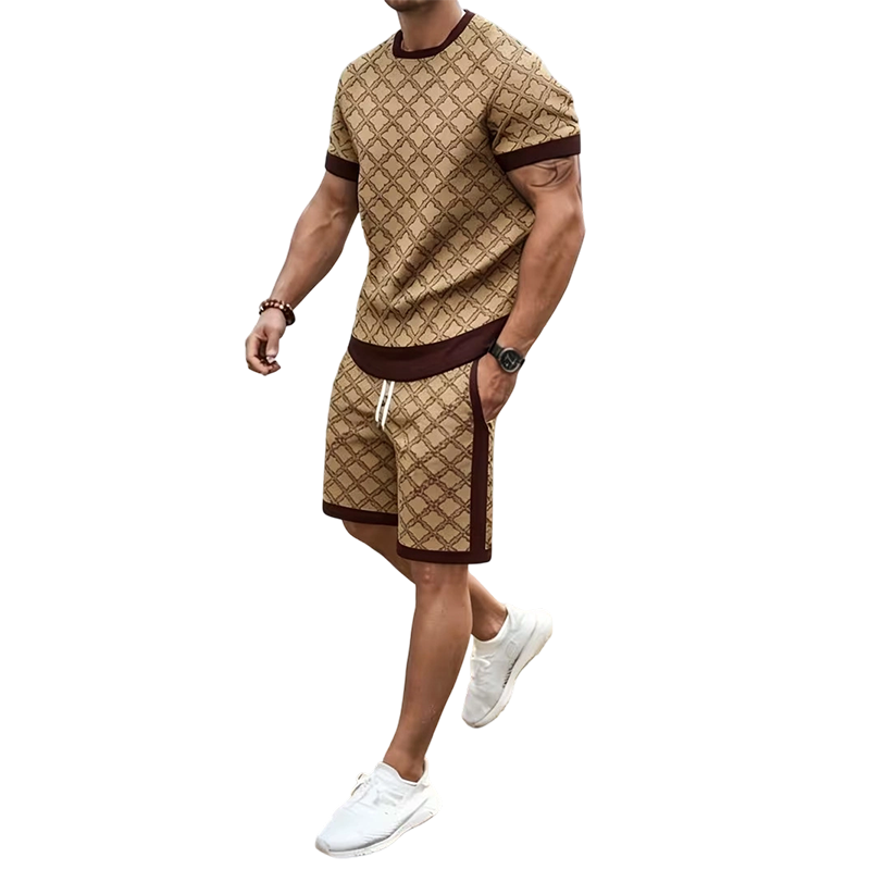 💎 Exclusieve Deal 👔 Heren Ruitjes Short Set – Old Money stijl, elegante uitstraling & comfortabele casual pasvorm ✨
