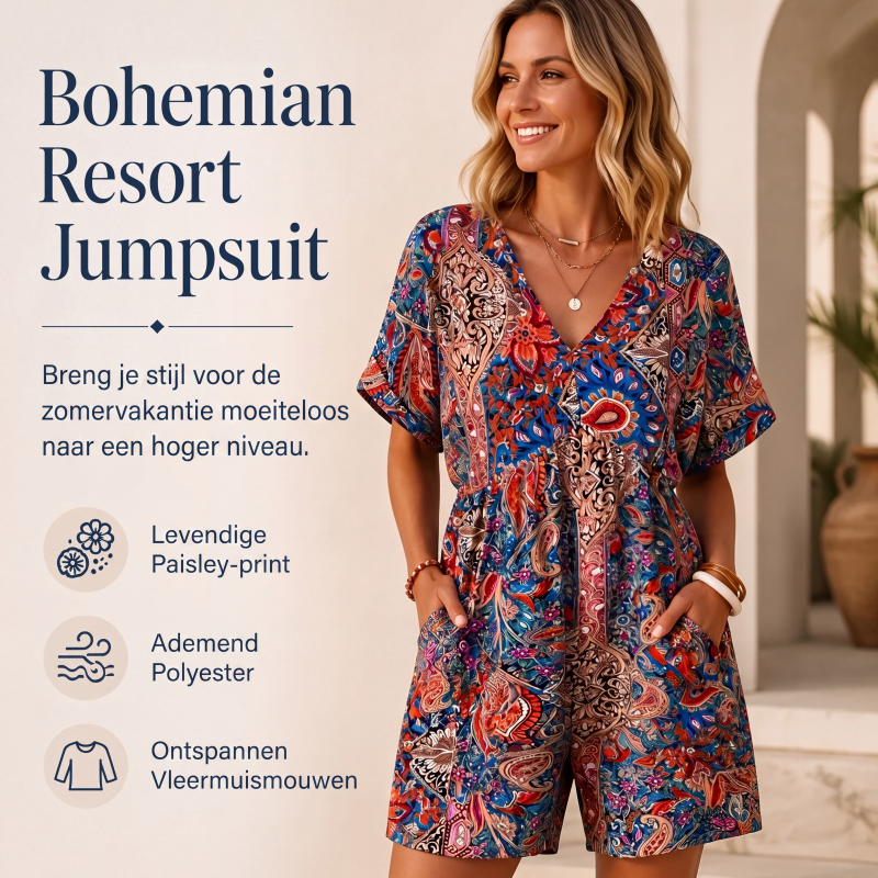 🌸 Nieuw Binnen 👗 Dames Vakantie Jumpsuit – Luchtige pasvorm, moeiteloze stijl & comfortabel voor elke dag ✨