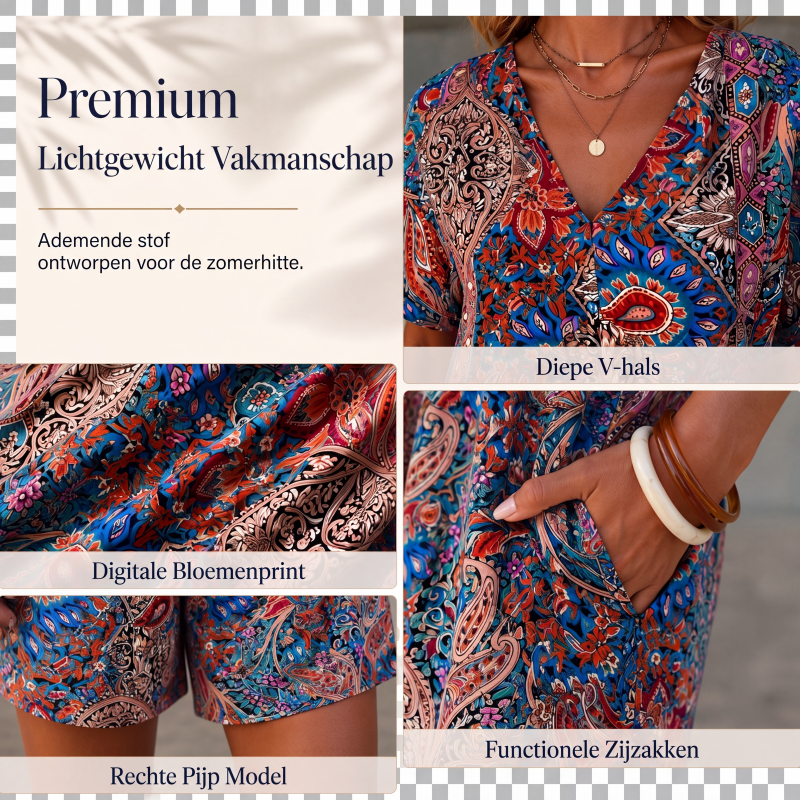 🌸 Nieuw Binnen 👗 Dames Vakantie Jumpsuit – Luchtige pasvorm, moeiteloze stijl & comfortabel voor elke dag ✨
