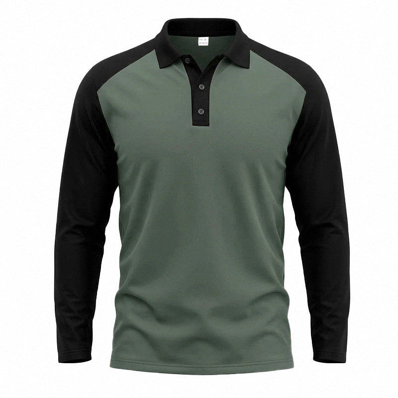 🔥 Nieuw & Trendy 👔 Heren Casual Overhemd met Lange Mouwen – Kleurblok Design, moderne stijl & comfortabele pasvorm ✨