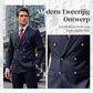 2-delig herenpak met getailleerd jack en broek