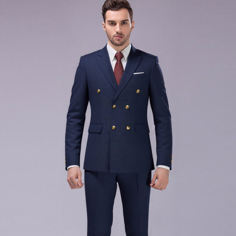 2-delig herenpak met getailleerd jack en broek