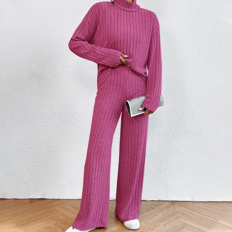 ✨👖Gezellige geribbelde 2-delige set voor dames