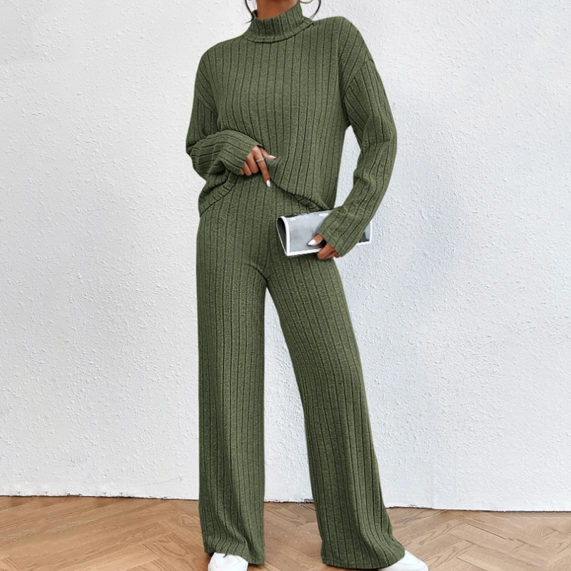 ✨👖Gezellige geribbelde 2-delige set voor dames