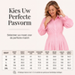 👗✨Dames overhemdjurk met geplooide taille en lange mouwen