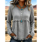 Vintage casual top met franjes en kwastjes voor dames