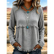 Vintage casual top met franjes en kwastjes voor dames