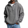 Heren-sweatshirt met capuchon en kwartrits