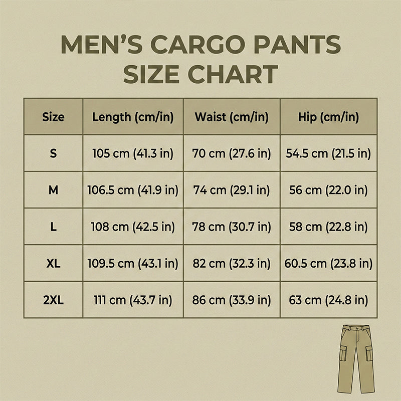 💥 Grote Korting 👖 Heren Casual Cargobroek met Meerdere Zakken ✨ Praktisch ontwerp, ruim comfort & tijdloze casual‑stijl