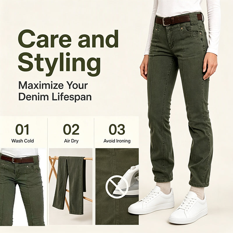 🔥 Vandaag Extra Voordelig 💃 Stijlvolle Rekbare Dames Jeans, Slanke Pasvorm ✨ Comfortabele stretchstof, elegant silhouet, tijdloze stijl