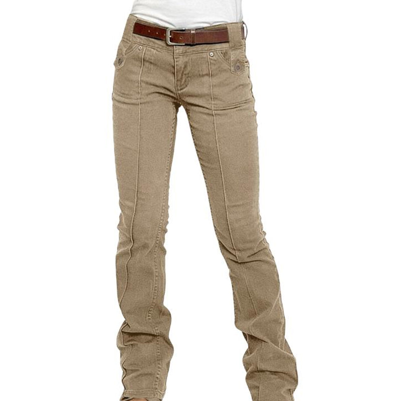 🔥 Vandaag Extra Voordelig 💃 Stijlvolle Rekbare Dames Jeans, Slanke Pasvorm ✨ Comfortabele stretchstof, elegant silhouet, tijdloze stijl