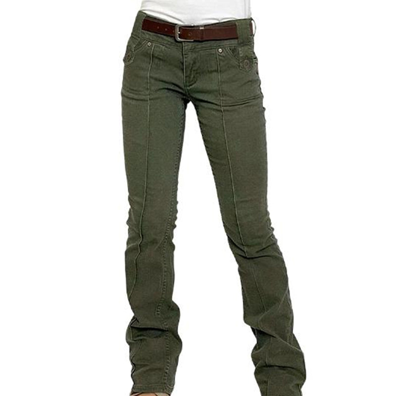 🔥 Vandaag Extra Voordelig 💃 Stijlvolle Rekbare Dames Jeans, Slanke Pasvorm ✨ Comfortabele stretchstof, elegant silhouet, tijdloze stijl