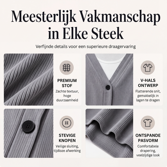 💎 Exclusieve Deal ✨ Dames V-Hals Corduroy Gebreid Vest 🤎 zachte uitstraling, stijlvolle laag & comfortabel voor elke dag