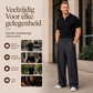 🔥 Bestseller van de Week 👖 Kreukherstellende Herenbroek met Rechte Pijpen ✨ altijd netjes, comfortabel & stijlvol zonder strijken