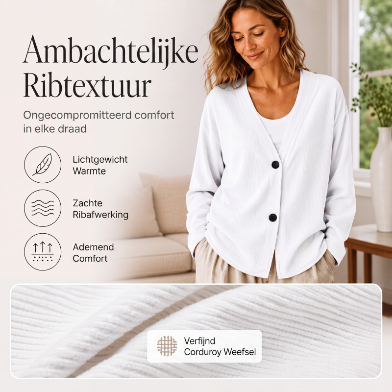 💎 Exclusieve Deal ✨ Dames V-Hals Corduroy Gebreid Vest 🤎 zachte uitstraling, stijlvolle laag & comfortabel voor elke dag