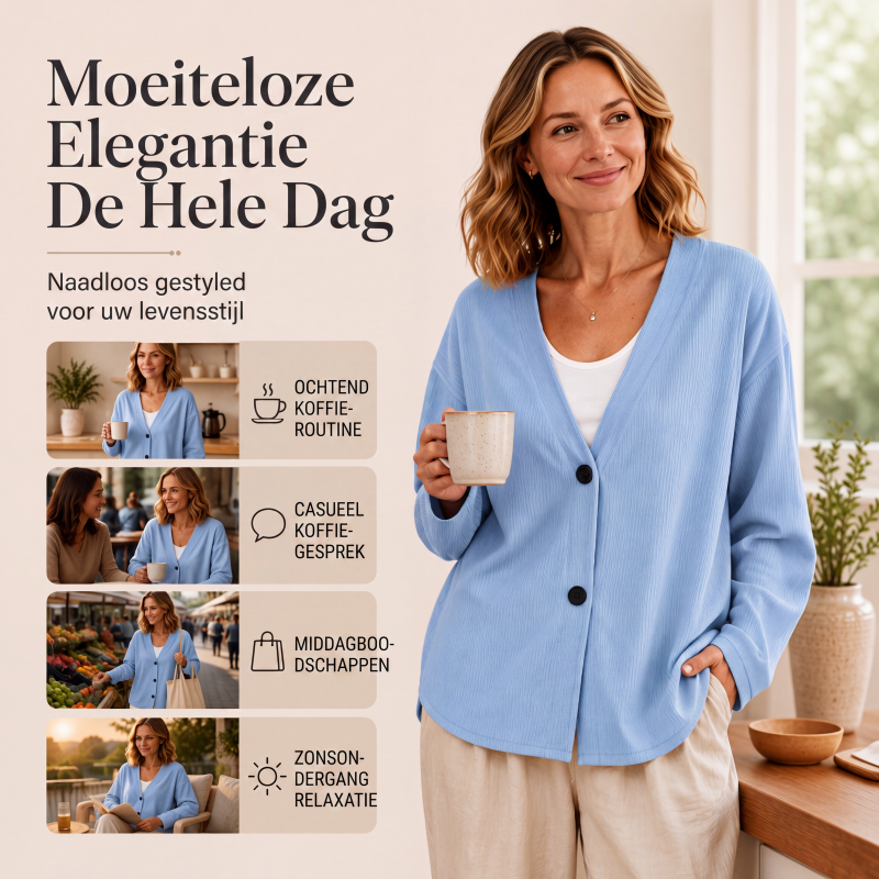 💎 Exclusieve Deal ✨ Dames V-Hals Corduroy Gebreid Vest 🤎 zachte uitstraling, stijlvolle laag & comfortabel voor elke dag