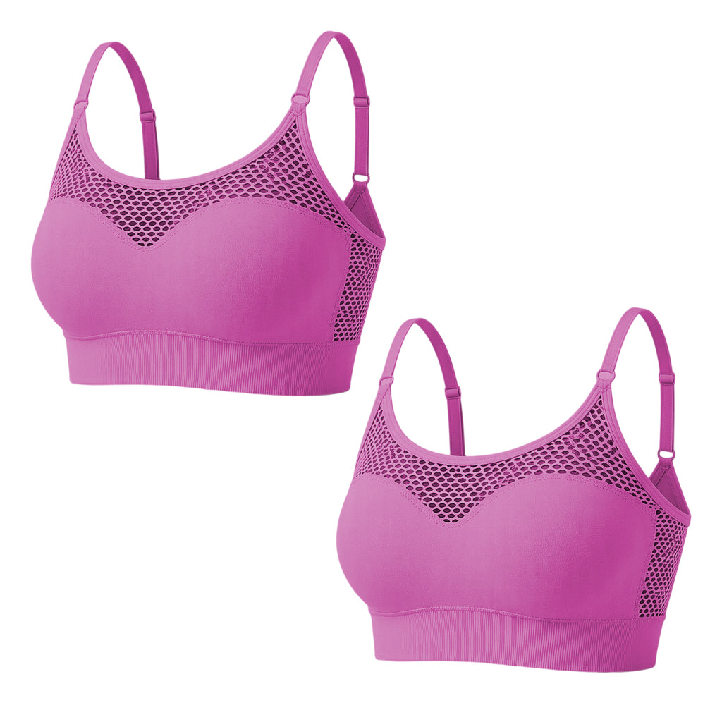 😍Dames push-up sportbeha met hol gaas