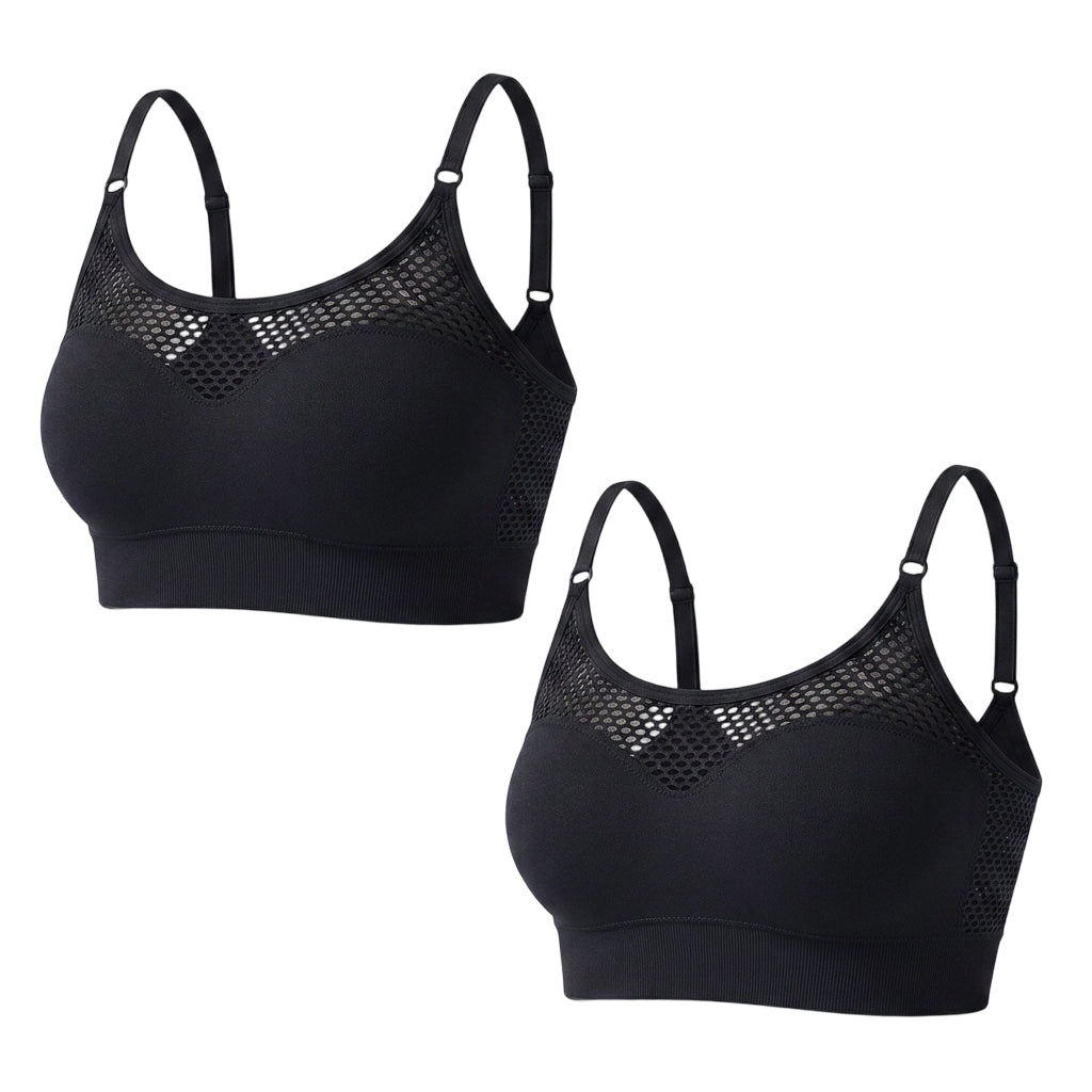 😍Dames push-up sportbeha met hol gaas