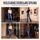 👖Dames hoge taille distressed flare jeans