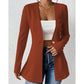 🔥 50% KORTING 💕Damesblazer met V-hals en enkele knoop
