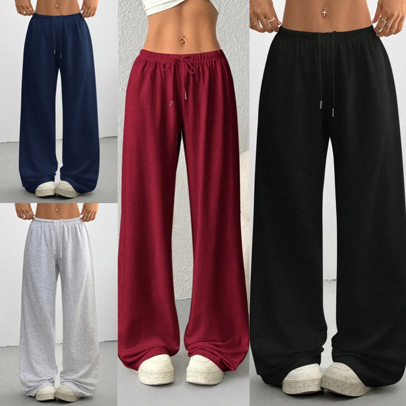 ✨ Nieuw & Trendy 👖 Dames Casual Wijde Joggingbroek met Trekkoord – Ultiem Comfort, Losse Pasvorm & Moderne Look 💫