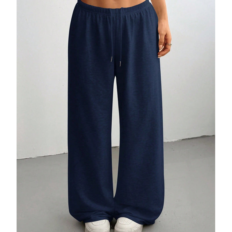 ✨ Nieuw & Trendy 👖 Dames Casual Wijde Joggingbroek met Trekkoord – Ultiem Comfort, Losse Pasvorm & Moderne Look 💫