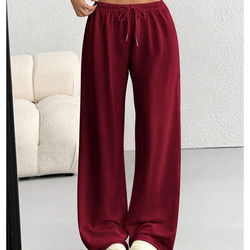 ✨ Nieuw & Trendy 👖 Dames Casual Wijde Joggingbroek met Trekkoord – Ultiem Comfort, Losse Pasvorm & Moderne Look 💫