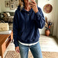 💥 Exclusieve Deal 👕 Dames Corduroy Hoodie met Zakken – Zachte Textuur, Warm Comfort & Trendy Casual Look ✨