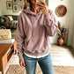 💥 Exclusieve Deal 👕 Dames Corduroy Hoodie met Zakken – Zachte Textuur, Warm Comfort & Trendy Casual Look ✨