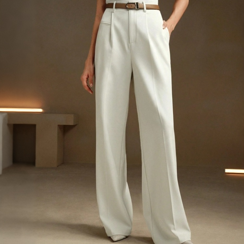 🔥 50% KORTING 👖 Dames Hoge Taille Wide Leg Pantalon – Elegante Pasvorm, Langere Beenlook & Ultiem Comfort ✨