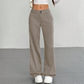 👖Dames gestreepte wijde pantalon