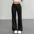 👖Dames gestreepte wijde pantalon