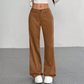 👖Dames gestreepte wijde pantalon